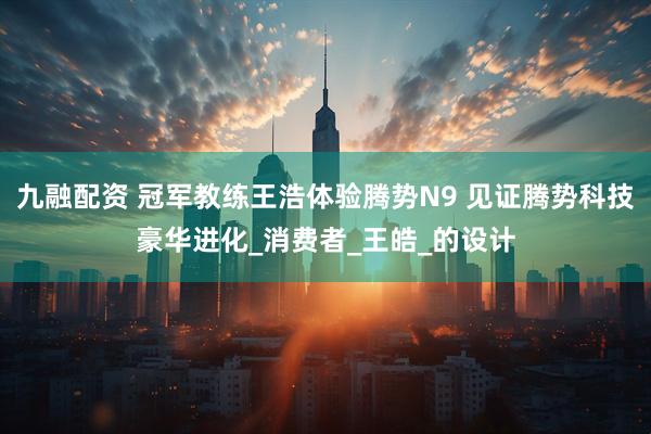 九融配资 冠军教练王浩体验腾势N9 见证腾势科技豪华进化_消费者_王皓_的设计